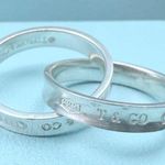 Tiffany & Co. 1837 Interlocking Circles Ring Sterling Silver — Size 5 Photo 0