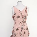 Dress the Population - New! Sidney Floral Appliqué Mesh Gown Photo 10