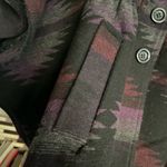 Steve Madden Black and Purple Poncho Jacket Photo 3