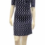 Stitch Fix  GILLI Trista Faux Wrap Dress Navy White Photo 1