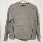 Lululemon Fleece Be True Crew Sweatshirt Gray Size 8 Photo 4