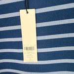 Chico's NWT Zenergy Soft Scuba Stripe Long Sleeve Top Blue 0 Size Small NEW Photo 4