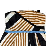 Moulinette Soeurs Anthropologie Striped Halter Dress Black Brown Size 4. GUC Photo 5
