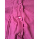 Landau Unisex Adult Snap Front Short Sleeve Scrub Top Size 3XL Burgundy Photo 4