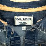 Wallflower Denim Jacket with Cozy Tan Sleeves Blue Photo 2