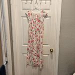 CAROLE‎ HOCHMAN Robe And Nightgown Set Women’s Size Medium Carnation Bouquet White Photo 9