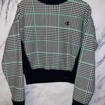 Champion Plaid Reverse Weave Mock Neck Photo 0