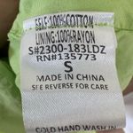 HAUSEN Mini Dress Womens Size S Lime Green Ruffle Tiered Square Neck Summer Photo 5