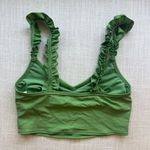 Aerie  Green Ruffle Bikini Top | Size xxs Photo 1