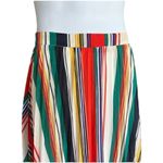 Flying Tomato Womens A. Calin Multicolor Stripe A Line Midi Skirt - Sz S Photo 1