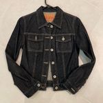 Guess  authentic original Jeans women small vintage denim black jacket 100 cotton Photo 0