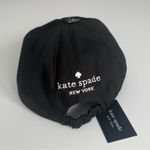 Kate Spade EMBROIDERED LOGO HAT IN BLACK WITH SCRUNCHY BACK NWT Photo 2