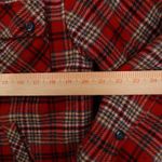 Cambridge Dry Goods Vintage Red Plaid Wool Blend Full Zip Jacket Women's Small Photo 5