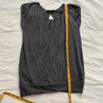 Grey Roberto Collina angora blend knit top with cutout draped open back Gray Size XS Photo 4