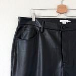 Good American NEW  Icon Faux Leather Pants in Black Size 16 Photo 6