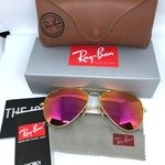 Ray-Ban New  Sunglasses Pink Size 58mm Photo 0