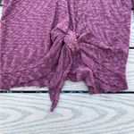 Anthropologie Left of Center Slub Knit purple maroon sweater long sleeve boho Photo 3