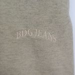BDG JEANS Tan Beige Sweatpants Joggers Elastic Waist Size M Embroidered Logo Size M Photo 3