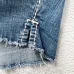 Silver Jeans Co Natsuki Denim Shorts Womens W34 Mid Rise Frayed Cutoff Western Photo 5