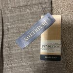 Pendleton NWT  light brown twill wool dress pants sz 14 Photo 4