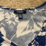 CHAPS Blue and white floral maxi dress  Photo 1