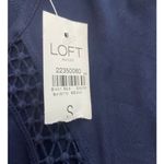 Loft  Top Womens S Blue Scoop Neck 3/4 Sleeves Rayon NEW NWT Photo 10