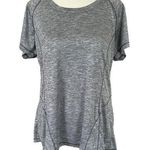 Avia women's XL gray heather stretchy pullover short sleeve crew neck t-shirt Photo 0