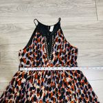 The Clothing Company The Clothing Co Women Halter Neck Geometric Print with Details Lined Blouse Sz S Photo 12