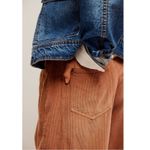 Free People Good Luck Cord Barrel Jeans Tan Brown Neutral Size 27 Corduroy Photo 5