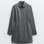 ZARA  Fitted Mini Shirt Dress Photo 6