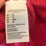 American Eagle  sweater size XS hot pink oversized crewneck very soft knit V-day Photo 4