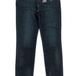 YUMMIE TO THE CORE SKINNY LEG STRETCH DENIM DARK BLUE JEANS 34 PLUS Photo 0