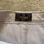 Fendi  Satin bootcut pants silver Photo 2