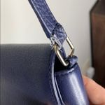 Talbots genuine leather purple saddle bag Photo 3