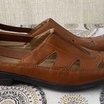 Apostrophe Vintage Women's Size 8.5M Brown Sandals Casual Slip On Summer Shoes Photo 0