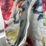 I Love Linen Made in Italy Floral Shift Dress Blue Multicolor 100% Linen‎ OSFM Size XL Photo 2