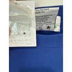 Quacker Factory S Whimsical Embroidered Fall Rustic Harvest Sweatshirt Country Blue Photo 6