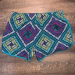 Victoria's Secret Victoria’s Secret The Player Run Shorts Women’s Size Medium Green/Yellow/ Purple Photo 2