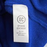 Opening Ceremony  Sweater Blue Wool Hand Womens XS Flaw Photo 4