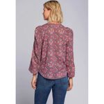 Current/Elliott The Settler Floral Cotton Blouse - size XS Photo 1