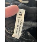 PacSun  Ultra High Rise‎ Distressed ButtonFly Shorts Black Juniors Size 25 -WP1 Photo 1