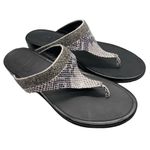 FitFlop  Banda Crystal IMI-Snake Toe Post Sandal Size US 10 B30-068‎ Photo 1