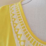 Ruby Rd  yellow sequin tee size small Photo 1