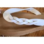 Blue Fin Women's Size 6 Jacey Flip Flop White Braided Straps Photo 1