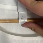 HANRO white long sleeve fitted ribbed size small Photo 2