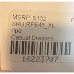 Ripe Maternity Nella Nursing Dress XL Long Sleeve Ribbed Stretch Burgundy Red Photo 7