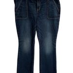 Torrid Slim Boot Cut Equinox Women’s 18 R med dark wash jeans porkchop pockets Photo 0