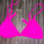 Neon Pink Bikini Top Size M Photo 0