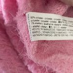 ZARA  Women Cropped Top L Pink Crew Neck Faux Fur Fuzzy School‎ Girl Festival Y2K Photo 6