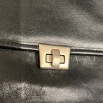 Hartmann vintage leather purse, black, toggle flap closure, EUC Black Photo 1